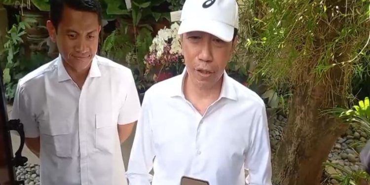 Jokowi Hadiri Ulang Tahun Ke-80 Bhayangkara di Cikeas