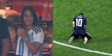 Air Mata Antonela dan Messi Hiasi Malam Sejarah Timnas Argentina
