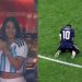 Air Mata Antonela dan Messi Hiasi Malam Sejarah Timnas Argentina
