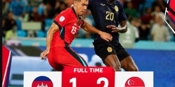 Gol Spektakuler Warnai Kemenangan Singapura Melawan Kamboja