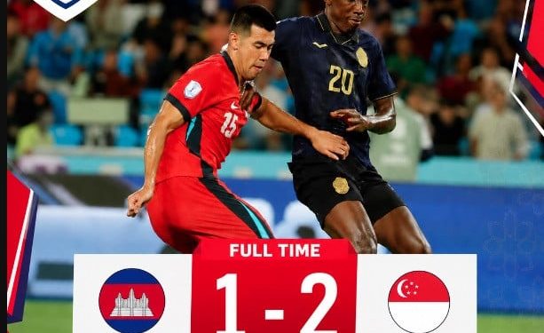 Gol Spektakuler Warnai Kemenangan Singapura Melawan Kamboja