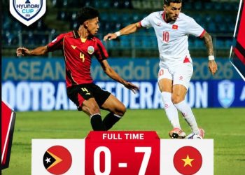 Vietnam Cetak 7 Gol Melawan Timor Leste di Pesta Gol