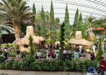 30 Instalasi Seni Indonesia di Flower Dome Singapura Tampilkan Pesona Nusantara