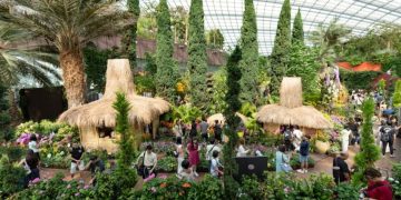 30 Instalasi Seni Indonesia di Flower Dome Singapura Tampilkan Pesona Nusantara