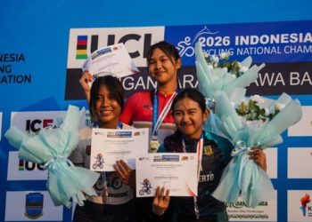 Tim Balap Sepeda Jakarta Raih 5 Medali di Kejurnas Road 2026, Aligya Keiko Menang Emas