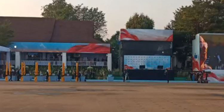 Situasi Satlat Brimob Cikeas Menjelang Upacara HUT Ke-80 Bhayangkara