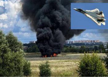 Jet Tempur Siluman Su-57 Rusia Seharga Rp2 Triliun Jatuh Bukan Karena Ditembak Ukraina