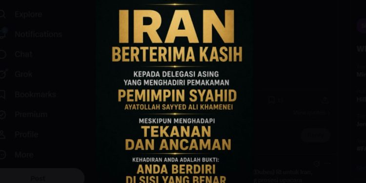 Kedubes Iran Ucapkan Terima Kasih kepada Delegasi Hadiri Pemakaman Khamenei Meski Ada Ancaman