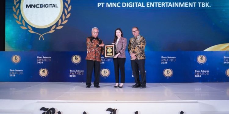 Raih Penghargaan Bisnis Indonesia Awards 2026 Kategori Media dan Hiburan dalam Digital Entertainment