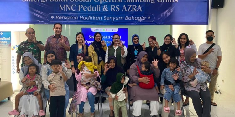 MNC Peduli dan Yayasan Jalinan Kasih Operasi 5000 Pasien Bibir Sumbing Sejak 2004