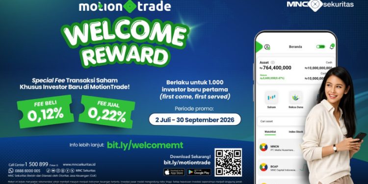Welcome Reward Special Fee untuk Investor Baru oleh MNC Sekuritas