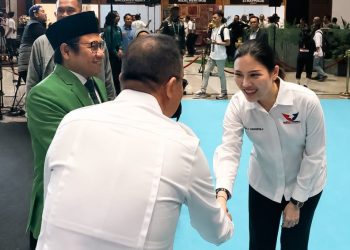 Momen Keakraban Cak Imin, Dasco, dan Angela di Harlah ke-28 PKB