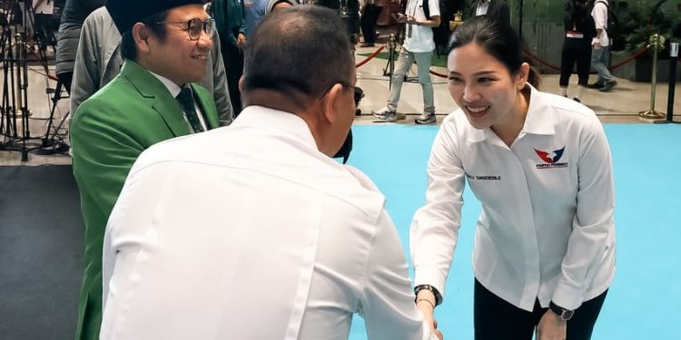 Momen Keakraban Cak Imin, Dasco, dan Angela di Harlah ke-28 PKB