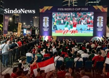 Patroli Polda Metro ke Lokasi Nobar Final Argentina vs Spanyol, Warga Diminta Sportif