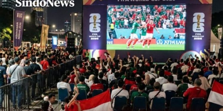 Patroli Polda Metro ke Lokasi Nobar Final Argentina vs Spanyol, Warga Diminta Sportif
