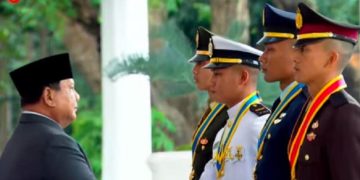 Prabowo Lantik 1177 Perwira TNI Polri dan Berikan Adhi Makayasa kepada Lulusan Terbaik