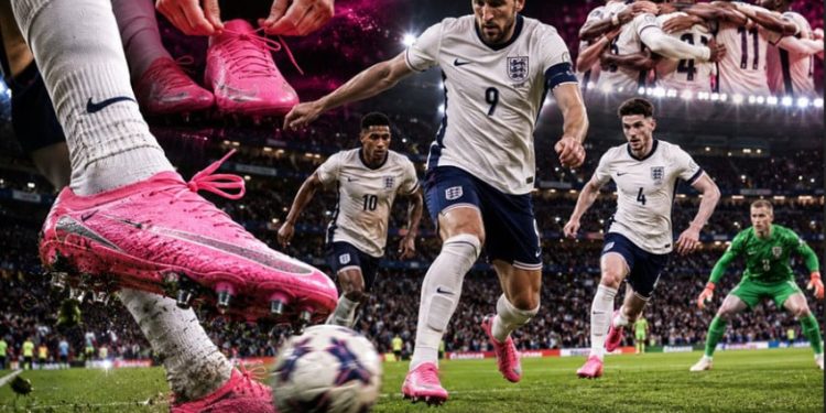 Rahasia Sepatu Pink Timnas Inggris yang Menarik Perhatian