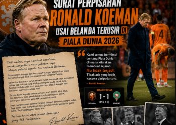 Surat Perpisahan Ronald Koeman setelah Belanda Tersingkir di Piala Dunia 2026