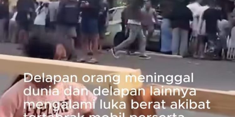 Kecelakaan Maut di Kotamobagu, 8 Korban Jiwa Tertabrak