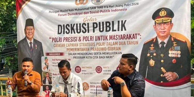 Forum Demokrasi Diskusikan Kinerja dan Tantangan Kapolri untuk Mendukung Asta Cita NKRI