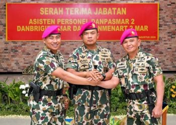 Kolonel Marinir Agus Nyubianto Resmi Jadi Komandan Resimen Artileri 2 Marinir