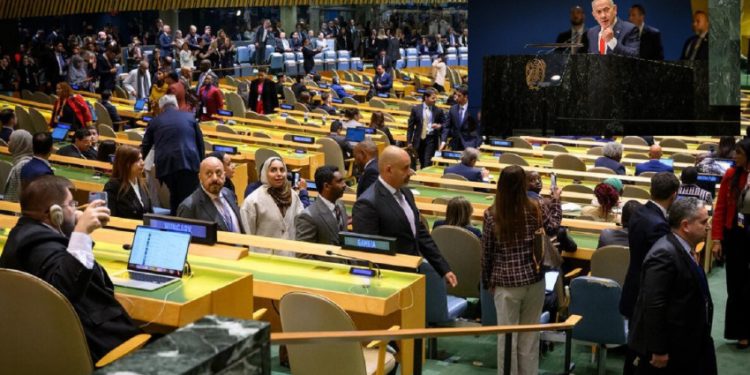 77 Negara Tinggalkan PBB Saat Pidato Netanyahu, Termasuk Indonesia