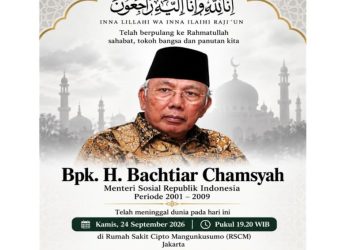 Berita Duka Mantan Menteri Sosial Meninggal Dunia