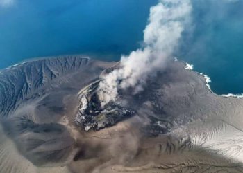 Gunung Anak Krakatau Erupsi Lagi dengan Rekaman 28 Detik