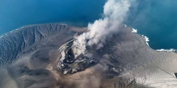 Gunung Anak Krakatau Erupsi Lagi dengan Rekaman 28 Detik