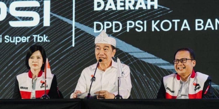 Safari Politik Jokowi ke Bandung Hadiri Rakorda dan Pelantikan Pengurus PSI
