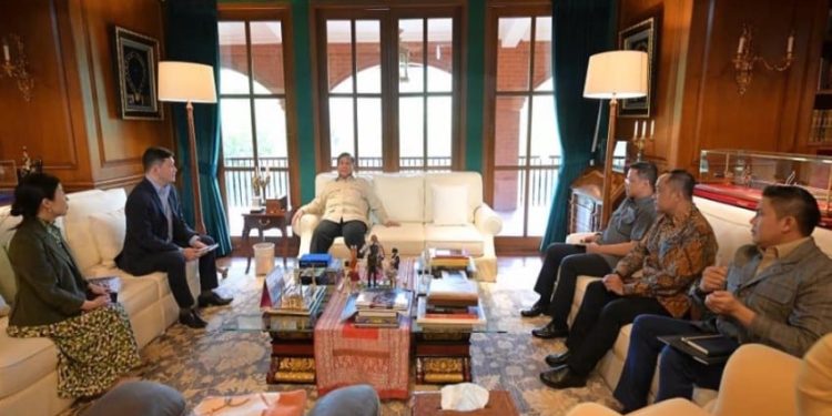 Prabowo dan Dubes AS untuk ASEAN Berdiskusi Stabilitas Kawasan di Hambalang