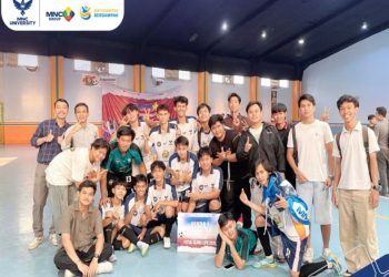 Tim Futsal Universitas MNC Menangkan Turnamen Futsal Kejora 2026