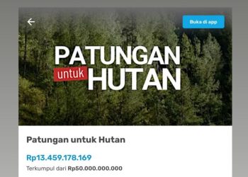 Galang Rp13,45 Miliar untuk Karhutla, 160 Ribu Orang Berpartisipasi Berdonasi