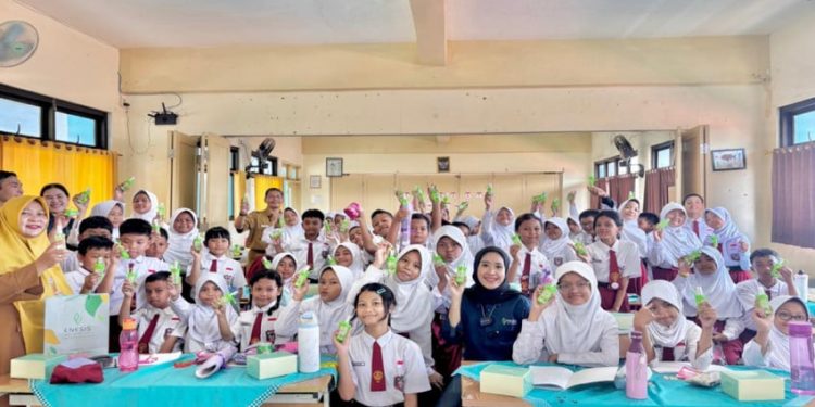 Hari Cuci Tangan Sedunia di 2 SDN Jakarta, Dorong Siswa Jadi Penggerak Budaya Tangan Bersih