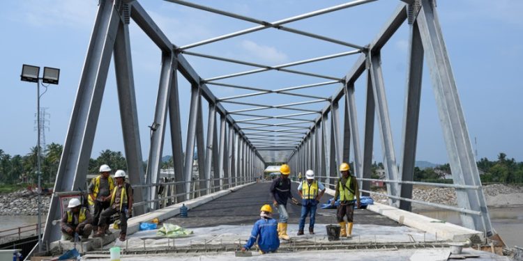 Jembatan Teupin Mane Aceh Resmi Berfungsi untuk Jalan Hari Ini