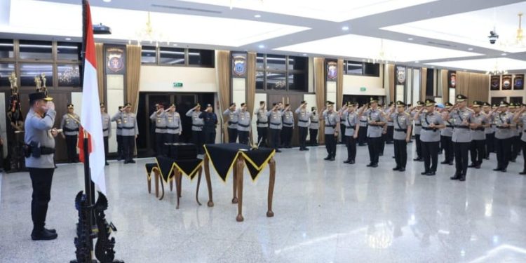 Pelantikan 27 Pejabat Utama Polri dan Kapolda Baru oleh Kapolri Suyudi