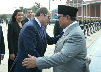 Prabowo Menemani Kepulangan Presiden Mesir di Lanud Halim Perdanakusuma