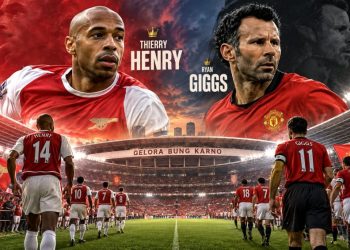 Duel Legenda Manchester United dan Arsenal antara Thierry Henry dan Ryan Giggs di SUGBK